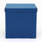 Коробка для воздушных шаров, Синяя 60×60×60 см - Фото 2