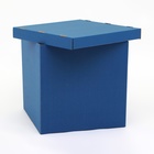 Коробка для воздушных шаров, Синяя 60 х 60 х 60 см - Фото 5