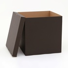 Коробка для воздушных шаров, Чёрная 60 х 60 х 60 см - Фото 4