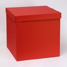Коробка для воздушных шаров, Красная, 60×60×60 см - Фото 2