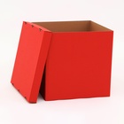 Коробка для воздушных шаров, Красная, 60 х 60 х 60 см - Фото 4