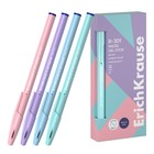Ручка гелевая ErichKrause R-301 Gel Stick Pastel узел 0.5 мм, чернила синие, длина непрерывной линии 600 м - фото 321678868
