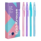 Ручка гелевая ErichKrause R-301 Gel Stick Pastel узел 0.5 мм, чернила синие, длина непрерывной линии 600 м 10616815