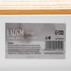 Контейнер для хранения с крышкой LaDо́m «Натурэль», 17.5×12×5.5 см, белый - Фото 5