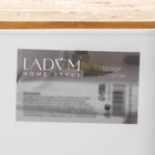Контейнер для хранения с крышкой и ручками LaDо́m «Натурэль», 15.3 л, 36×25×16.5 см, пластик, белый - Фото 6