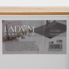 Контейнер для хранения с крышкой и ручками LaDо́m «Натурэль», 22.05 л, 36×25×24.5 см, пластик, белый - Фото 6