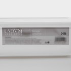 Контейнер для хранения с крышкой LaDom «Лёгкость», 3.74 л, 26×18×8 см, пластик, белый - Фото 5