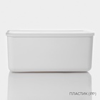 Контейнер для хранения с крышкой LaDо́m «Лёгкость», 36×26×16 см, пластик, белый - Фото 2