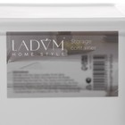 Контейнер для хранения с крышкой LaDо́m «Лёгкость», 36×26×16 см, пластик, белый - Фото 6