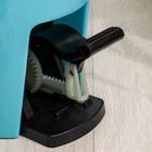Набор для уборки: ведро с педальным отжимом и пластиковой центрифугой 17 л, швабра, запасная насадка из микрофибры, цвет МИКС - Фото 4