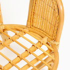 Набор садовой мебели Bahama Wicker: 2 кресла, стол, ротанг светлый, подушки с узором - фото 24599651