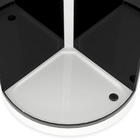 Душ.кабина Domani-Spa Delight Slim 99, поддон 15см, черные стенки, 90х90 см 10513686