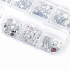 Стразы для творчества с инструментами, цвет белый, размер от 1.5-6 мм, без клея - Фото 3