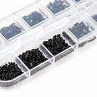 Стразы для творчества с инструментами, цвет черный, размер от 1.5-6 мм, без клея - Фото 2