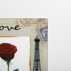 Фоторамка стекло "Любовь в Париже" 10х15 см - Фото 3