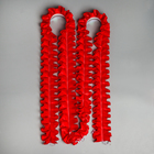 Набор на авто "Гостевой" лента углом на капот, 4 банта на ручки, красный - фото 24536413