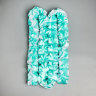 Набор на авто "Гостевой" элит лента углом на капот, 4 банта на ручки, бирюза - фото 24536431