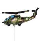 Шар фольгированный 14" мини-фигура «Вертолет Патриот» - фото 321679036