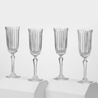 Бокалы для шампанского Paşabahçe JOY, 175 мл, набор 4 шт., стекло, прозрачные - Фото 1