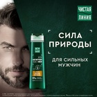 Шампунь для мужчин против перхоти ЧИСТАЯ ЛИНИЯ с эвкалиптом и углем, 400 мл - Фото 2