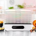 Сушилка для овощей и фруктов Kitfort KT-1961-2, 400 Вт, 5 ярусов, белая 10422786 - фото 16428323