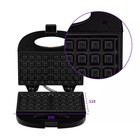 Вафельница электрическая Kitfort KT-3658, 750 Вт, бельгийские вафли, чёрная 10554799 - фото 16428381