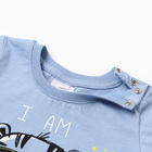 Футболка для мальчика, цвет голубой, рост 80 см 10555467