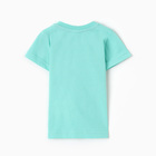Футболка для мальчика, цвет ментол, рост 80 см 10555472