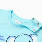 Футболка для мальчика, цвет бирюзовый, рост 86 см 10555504