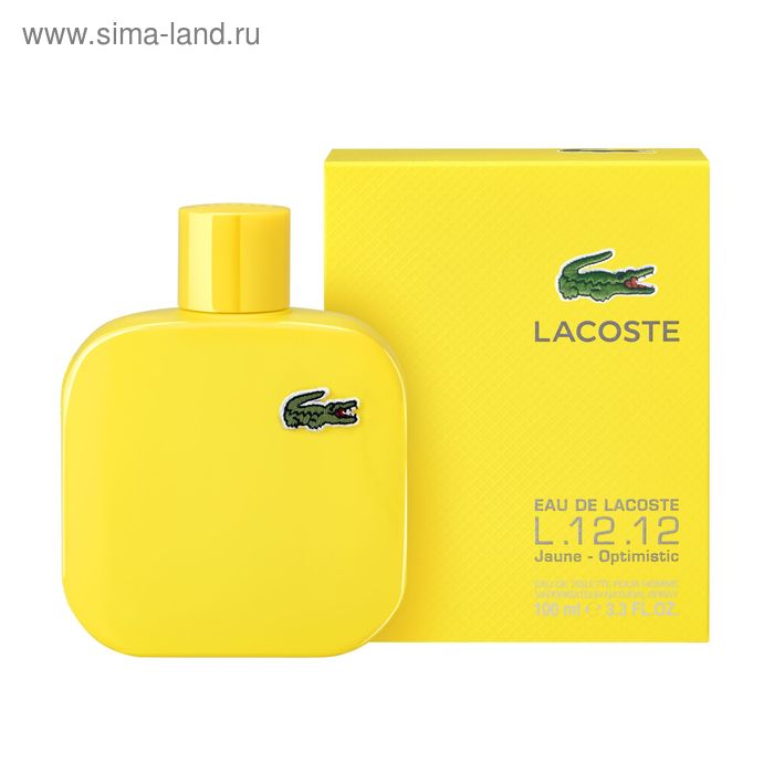 Туалетная вода Lacoste Eau de Lacoste L.12.12 Jaune, 100 мл - Фото 1