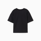 Футболка для мальчика, цвет черный, рост 104 см - фото 24611282