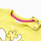 Футболка для девочки, цвет желтый, рост 86 см 10555612