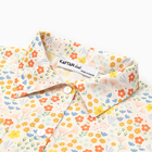 Рубашка для девочки KAFTAN "Цветы", р.30 (98-104), желтый - Фото 7