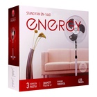 Вентилятор Energy EN-1660, напольный, 40 Вт, 3 скорости, белый 10602691 - фото 16112509