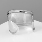 УЦЕНКА Браслет металл «Манжета» изгиб с полосой, цвет серебро - Фото 5