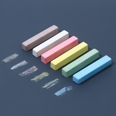 Мелки цветные школьные 6 шт. «Малыш и Карлсон», прямоугольные