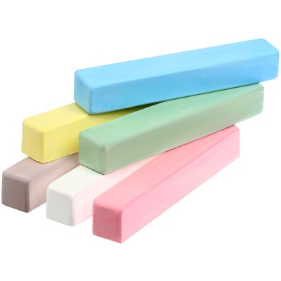 Мелки цветные школьные 6 шт. «Простоквашино», прямоугольные