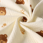 Пелёнка двухслойная «Крошка Я» Bear, 130×100 см, муслин, хлопок 100% - Фото 2