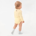 Комплект боди детских MINAKU: Basic Line BABY, цвет молочный/кремовый, рост 68-74 - фото 110786886