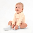 Комплект боди детских MINAKU: Basic Line BABY, цвет молочный/кремовый, рост 80-86 10303456 - фото 12579088