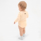 Комплект боди детских MINAKU: Basic Line BABY, цвет молочный/кремовый, рост 80-86 10303456 - фото 12579089