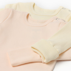 Комплект боди детских MINAKU: Basic Line BABY, цвет молочный/кремовый, рост 80-86 10303456 - фото 12579099