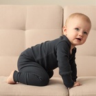 Комплект боди детских MINAKU: Basic Line BABY, цвет светло-серый/графитовый, рост 80-86 10303467 - фото 12579162