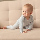 Комплект боди детских MINAKU: Basic Line BABY, цвет светло-серый/графитовый, рост 80-86 10303467 - фото 12579166