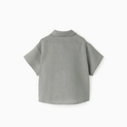 Рубашка для мальчика KAFTAN Linen, р. 34 (122-128), серый 10386757 - фото 12591608