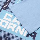 Футболка мужская "CALIFORNIA", цвет серо-голубой, размер 50 - фото 24556605