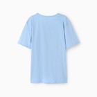 Футболка мужская "CALIFORNIA", цвет серо-голубой, размер 56 - фото 24556618