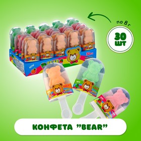 Конфета Bear, 8 г (комплект 6 шт)