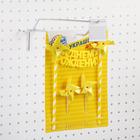 Крючок один-ый с ценник-ем для металл. перф. панели, шаг 25 мм, d=5 мм, L=150 мм, цвет хром (набор 5 - фото 24490728