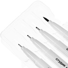 Набор ручек капиллярных, линеры Гамма "Студия", 4 штуки: 0.3, 0.5, 0.8, 1.0, чёрный - фото 24490786